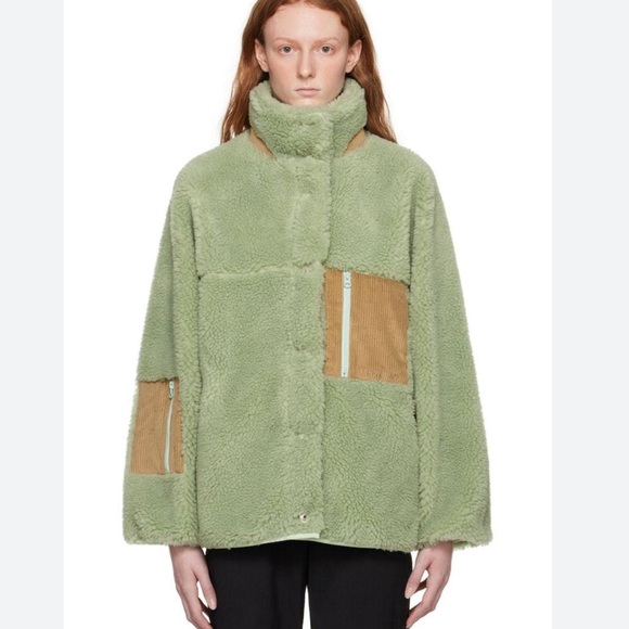 Sandy Liang Jackets & Blazers - Sandy Liang Oversized Rooney fleece teddy Jacket sz XL